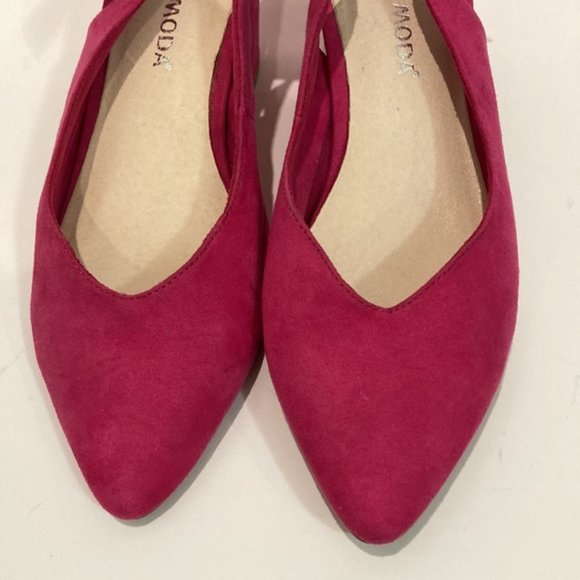 Vero Moda Pink Sling Back Pump Heels 9 - Picture 5 of 11